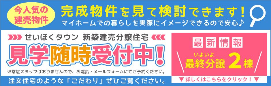 せいほくタウン新築建売住宅建物内覧会